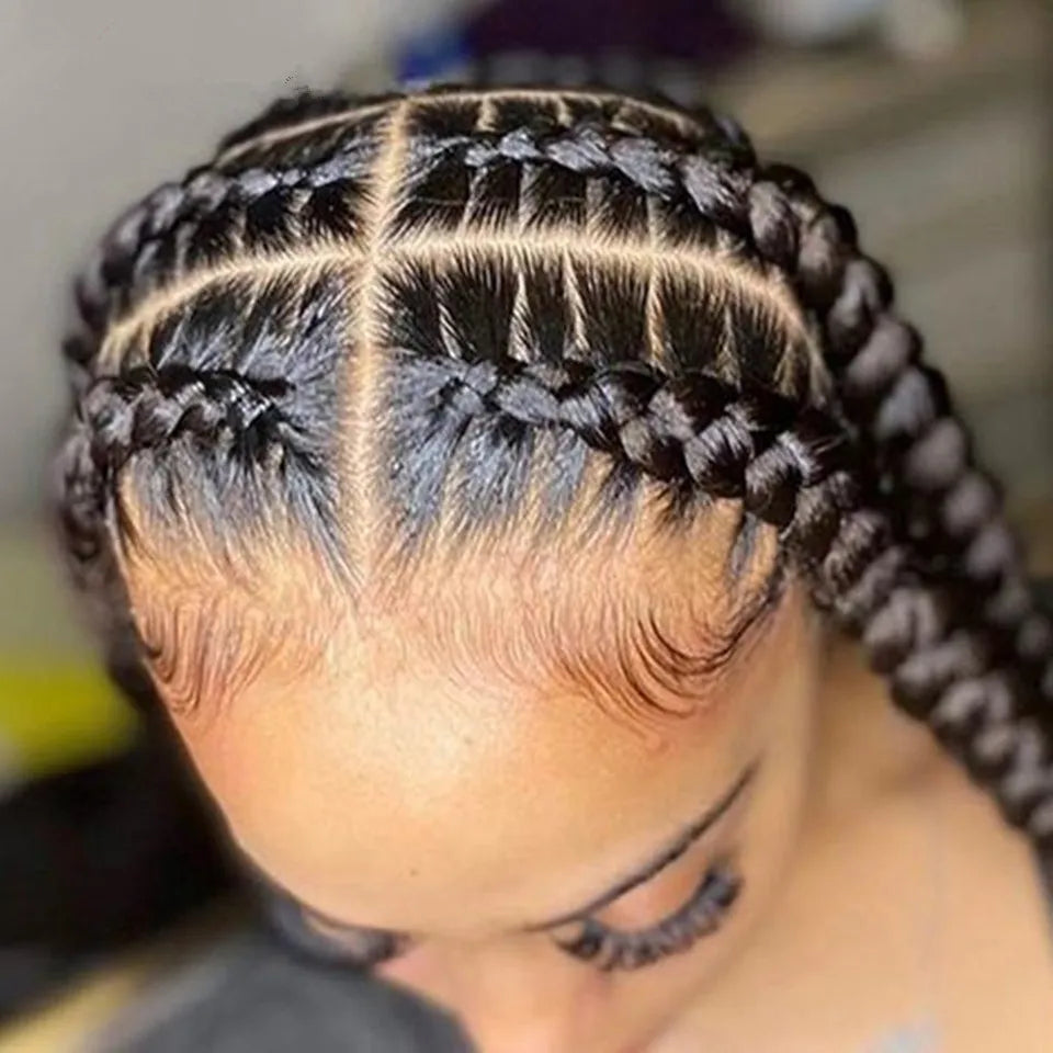 Real Full Lace Wigs 100% Human Hair Wigs Pre Plucked Bleached Knots Straight Hair Wigs For Women