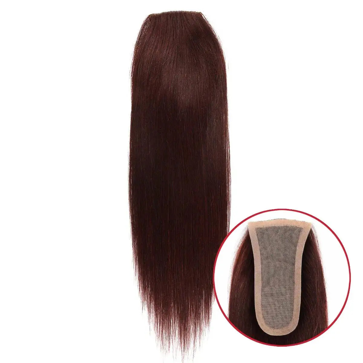 TUW23 Silk Human Hair Topper for Women Natural Looking Hair Loss Solutions Elegant Hair System Hair Pieces for Hair Loss Women