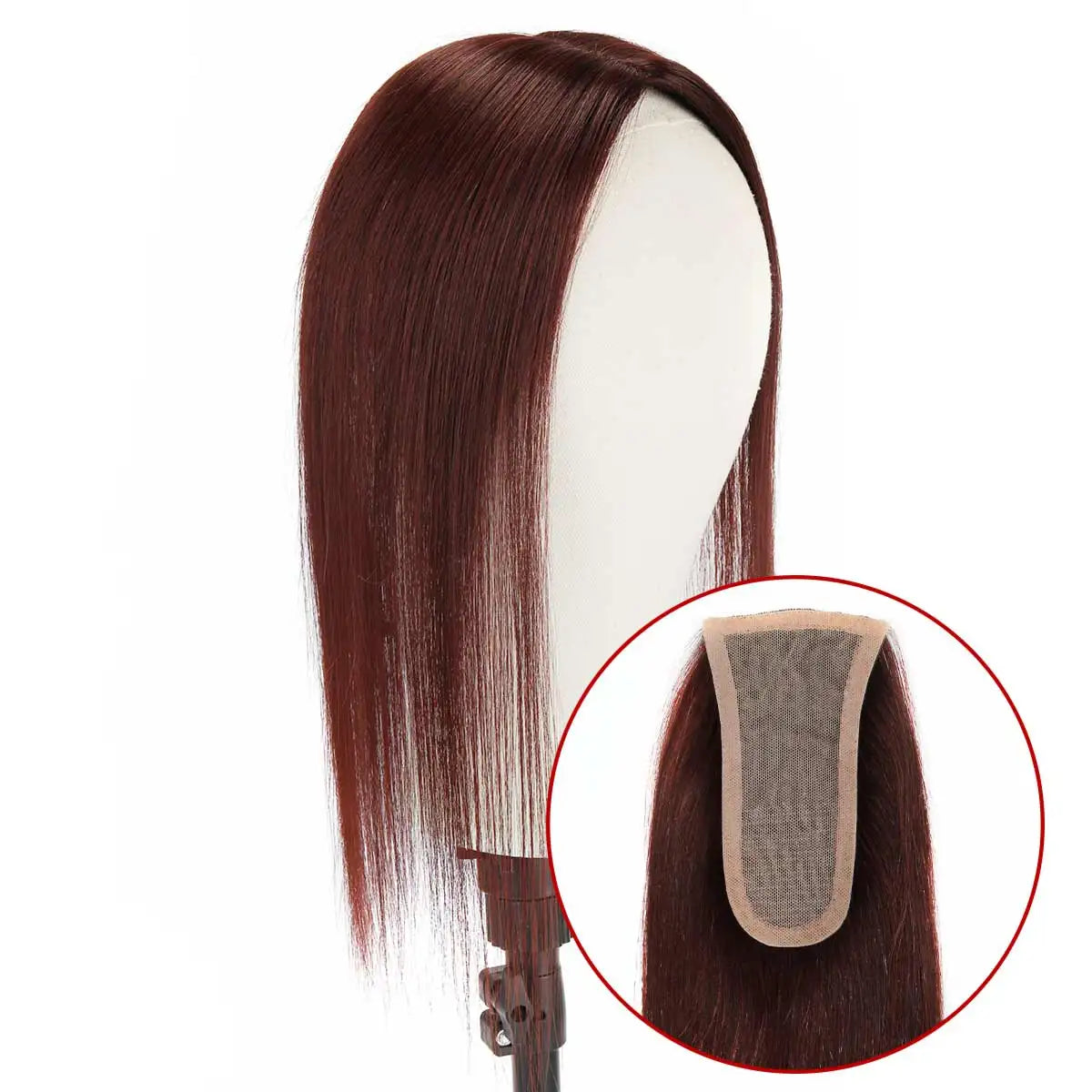 TUW23 Silk Human Hair Topper for Women Natural Looking Hair Loss Solutions Elegant Hair System Hair Pieces for Hair Loss Women